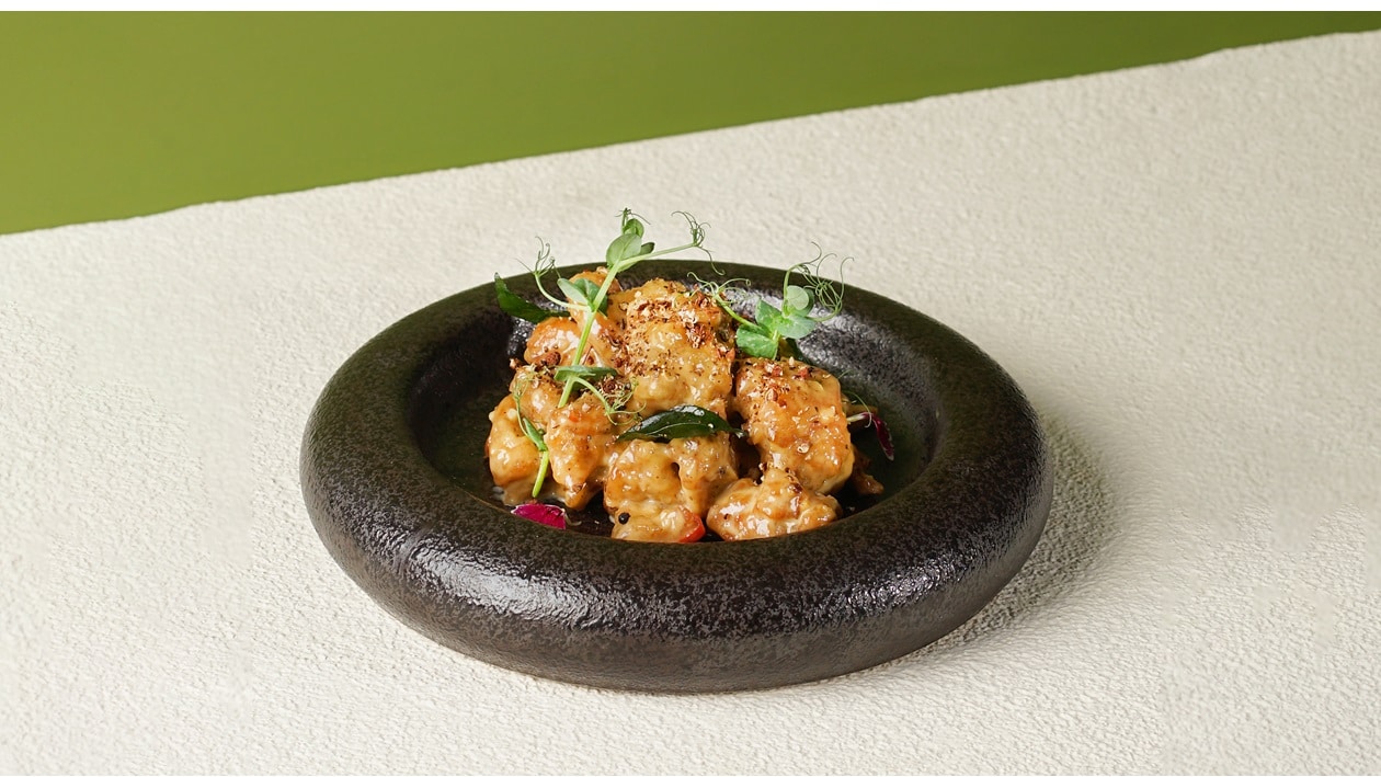 Fried Chicken with Butter Milk Andaliman Sauce